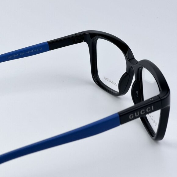 Gucci GG1738O 004 BRAND NEW Eyeglasses Black Blue Unisex Square - Picture 7 of 10